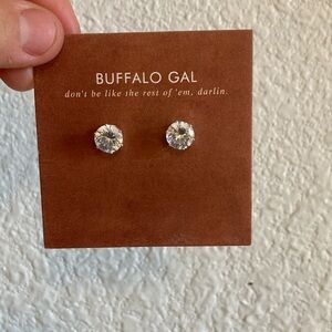 Crystal stud earrings